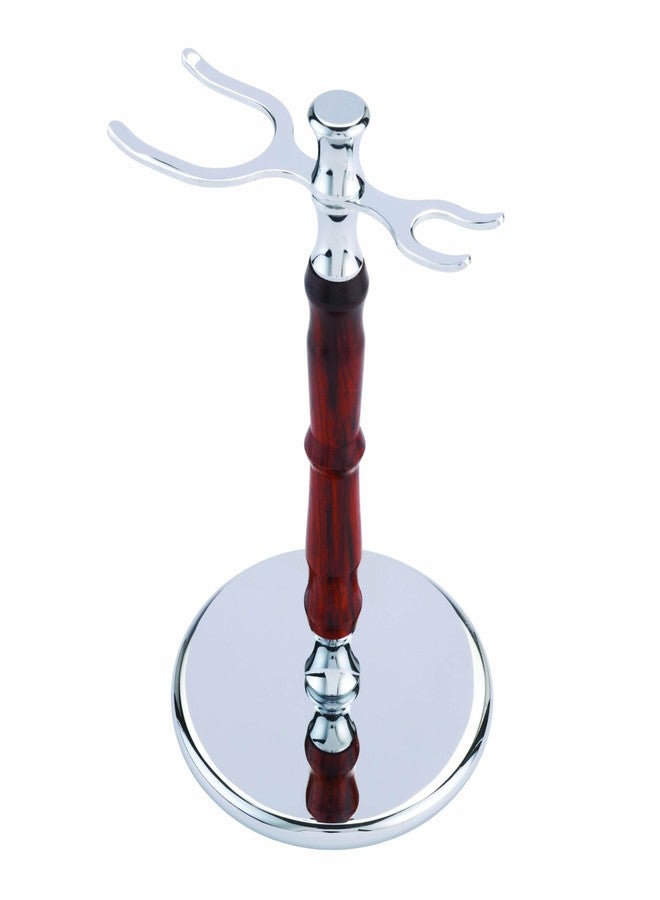 Woodriver Project Kit - Deluxe Razor & Shaving Brush Stand Kit Chrome - Image 1